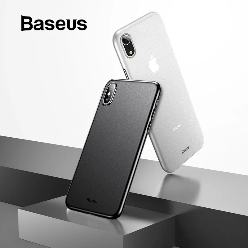 

Baseus Ultrathin Back Case for iPhone X Xs XR Capinhas Anti-Fingerprint Fitted Case for New iPhone 5.8 6.1 6.5inch Xs Max Capa