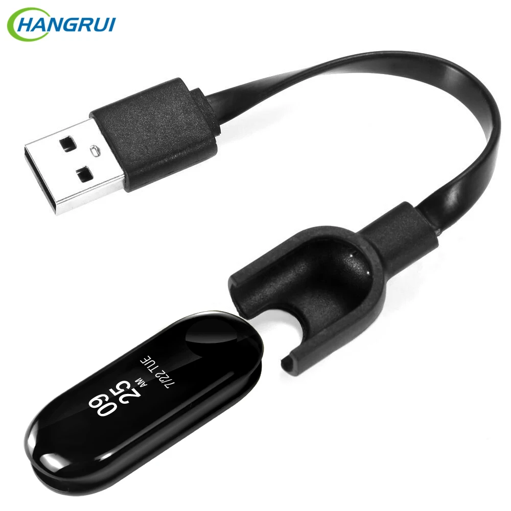 Hangrui For Xiaomi Mi Band 3 Charger Cable For Xiaomi Mi Band 3 Smart Wristband Bracelet Charging Cable USB Charger Adapter Wire