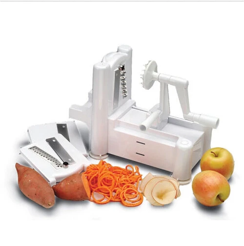 1 Set Fruit Garnish Cutter Peeler Spiral Fruits Vegetable Curly Slicer