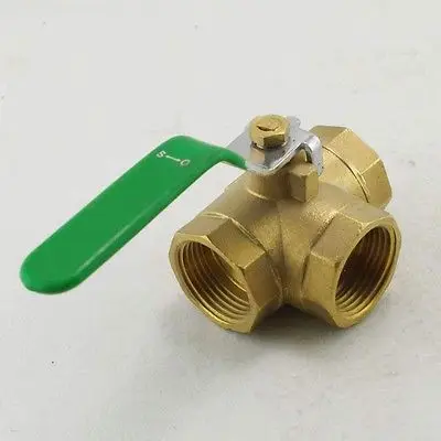 

1" inch BSPP Female Brass Ball Valve T-type Three Way Connection x 1