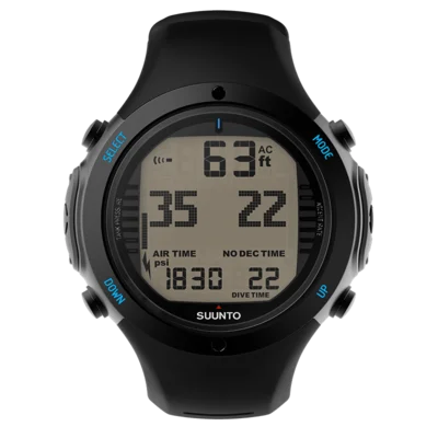 SUUNTO D6I NOVO D6I NOVO ZULU компьютер для дайвинга с USB - Цвет: Черный