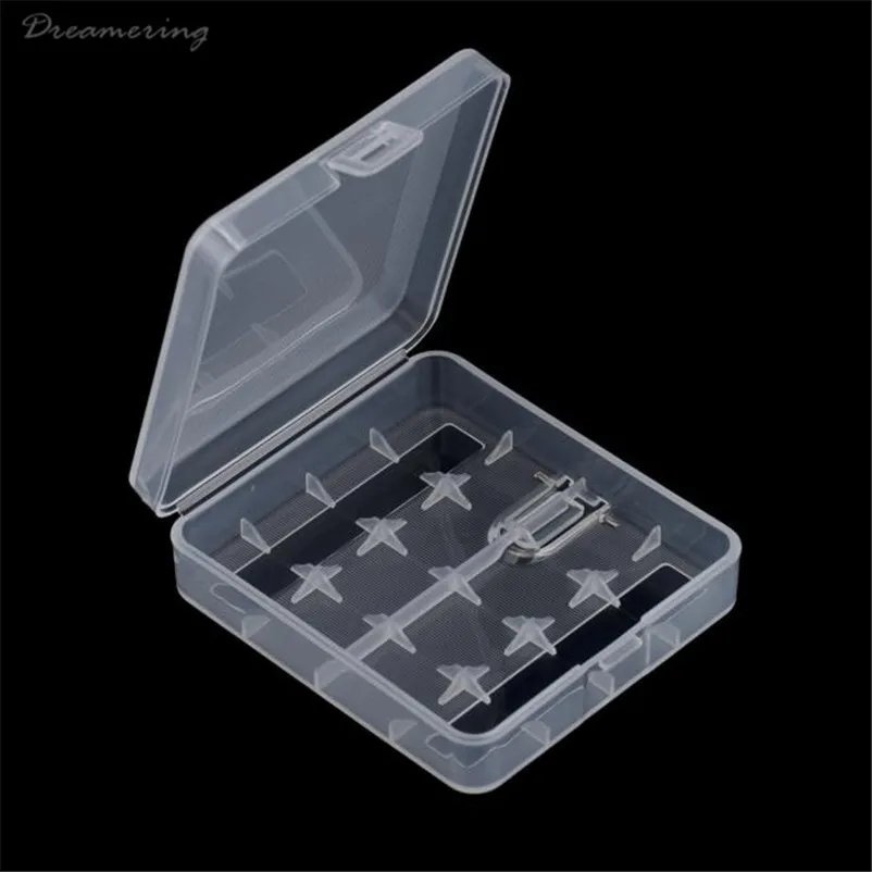 New Fashion Hot Portable Hard Plastic Battery Case Holder Storage Box for 4x18650 Batteries High Quality