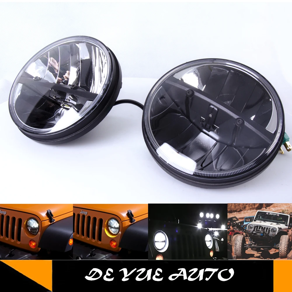 free shipping refletor LED headlight auto lamp for Jeep wrangler 1981
