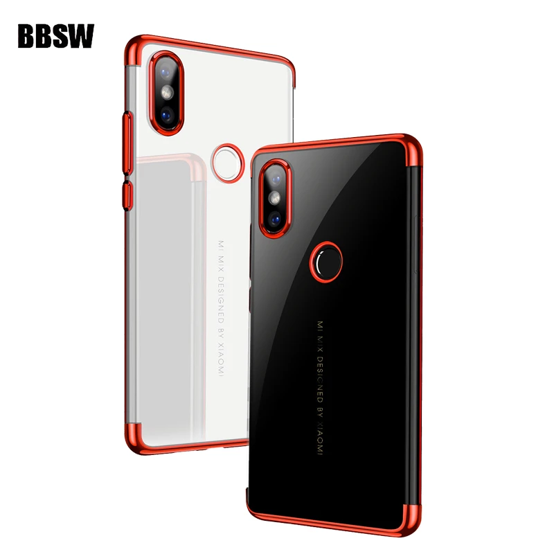 BBSW гальванический Мягкий ТПУ чехол для телефона Xiaomi Mi8 SE Mix2S 6X 5X Redmi 5 Plus Note Pro 5A 4X
