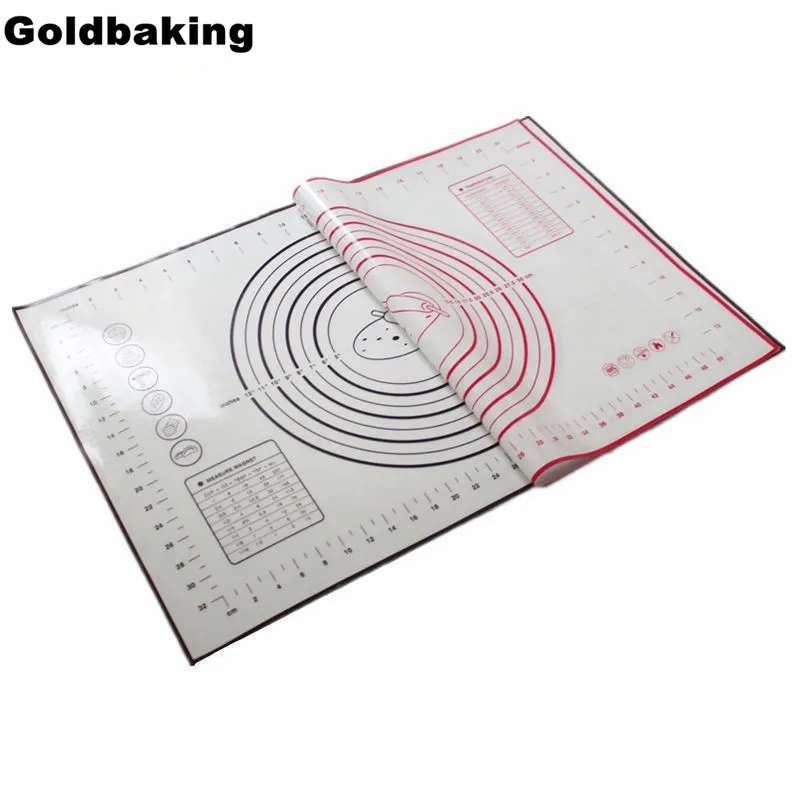 

Large 60*40cm Non Stick Silicone Baking Mat with Measurements & Conversions Silicone Pastry Mat Cookie Sheet