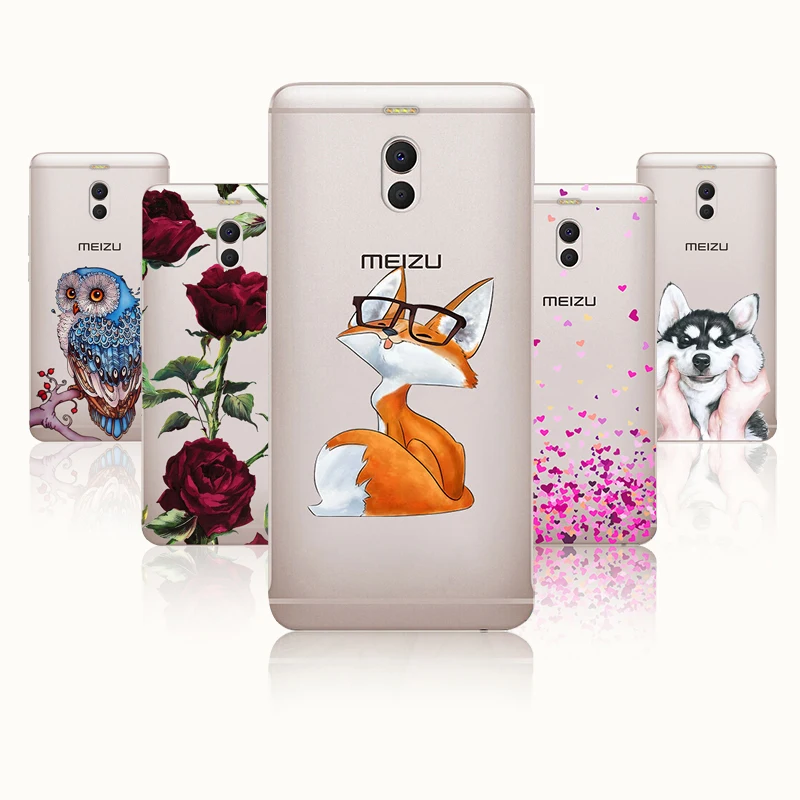 

FANATU Phone Case Meizu M6 Note Case Soft Silicon Protector Meizu M6 Note Back Cover Meizu M6 Note Case Fundas Cute Cartoon 5.5