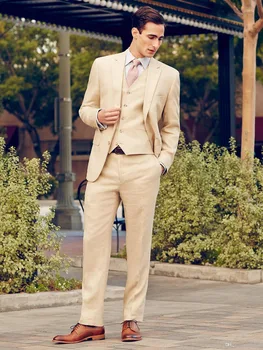 

2017 Groom Tuxedos Custom Made Slim Fit Best Man Suit Wedding Prom Party Men's Suits Formal Bridegroom Wear (Jacket+Pants+Vest)