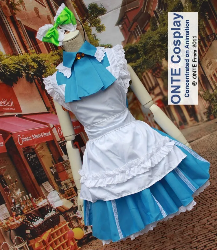 Anime LoveLive! Minami Kotori maid dress costume Love live Wedding Cosplay Costume Alice Lolita maid dress (3)