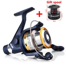 Новинка, Рыболовная катушка, высокое качество, спиннинговая катушка, двойная линия, катушка, Уличное оборудование для ловли карпа, металлическая удочка, литейная катушка