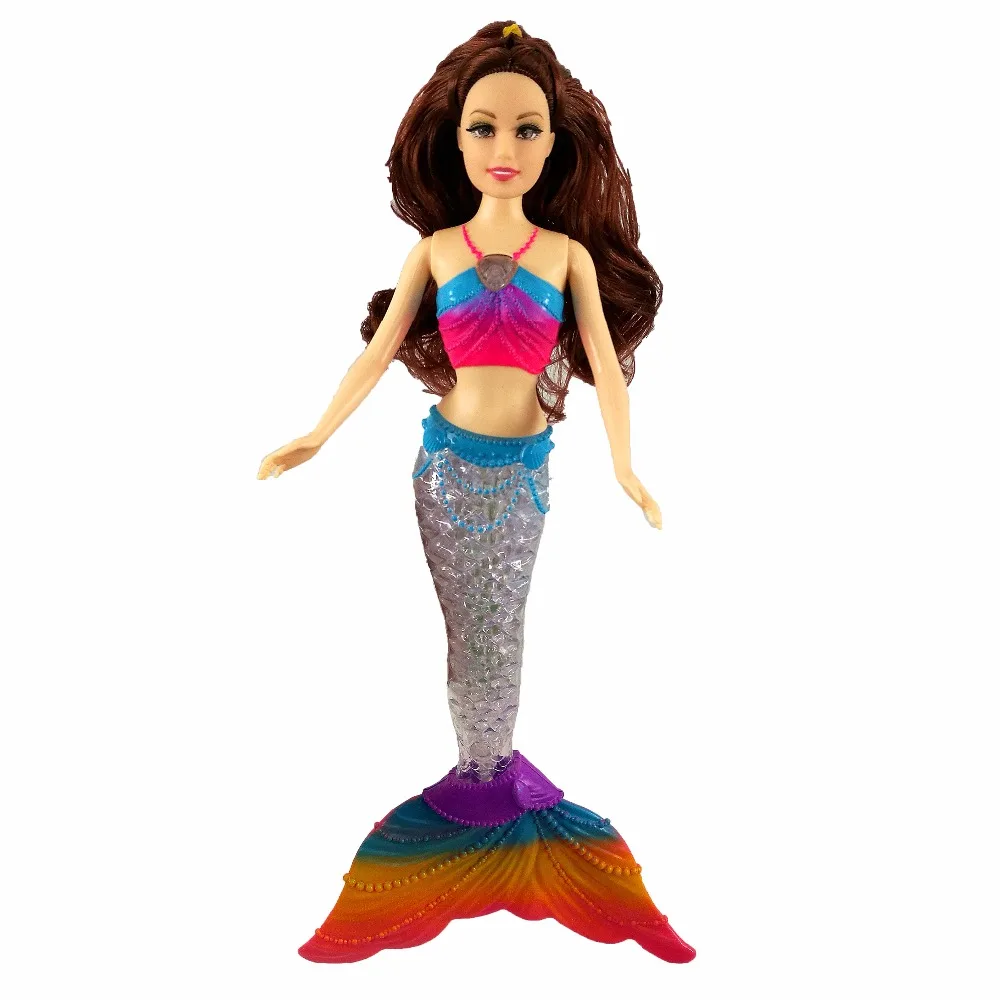 

Fashion Kids Mermaid Dolls Toys Swimming Luminescent Mermaid Doll Princess For Barbie Dolls Bonecas Girls Toys For Birthday Gift