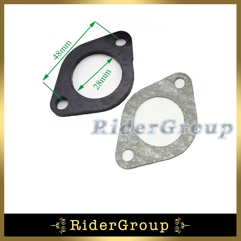 Manifold 28mm Intake Inlet Gaskets For Mikuni VM24 Carb Keihin PE24
