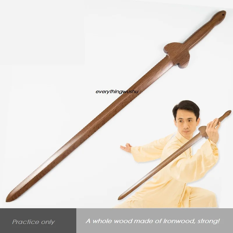 

Tai Chi Wooden Swords Straight Sword Tai Chi Jian made of a piece of wood!!