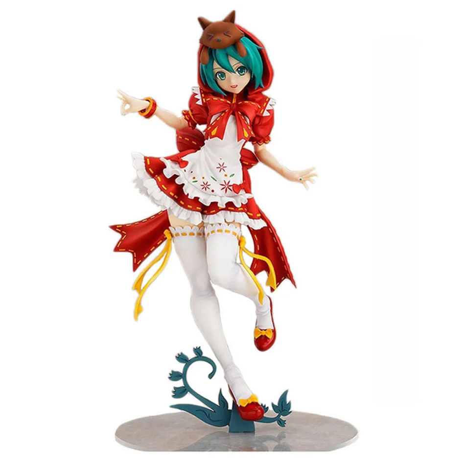 

Chanycore Janpan Vocaloid Hatsune Miku Anime Figure Red Riding Hood Project DIVA 2nd Ver. PVC Figure Model Doll Toy 23cm