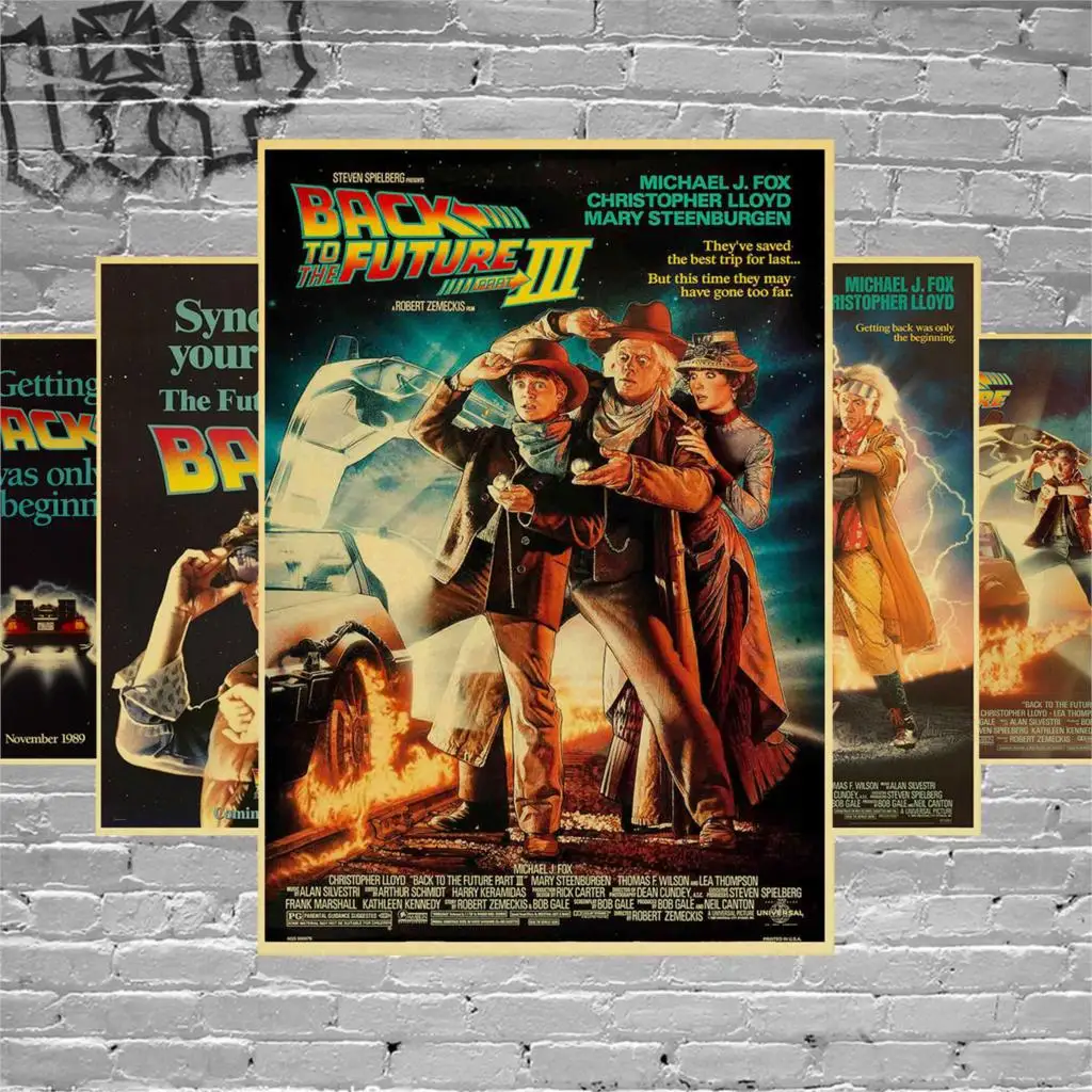 

Back to the Future Movie Poster/Wall Decor/Decorative Painting/Bar Poster/Kraft Paper/Retro Poster