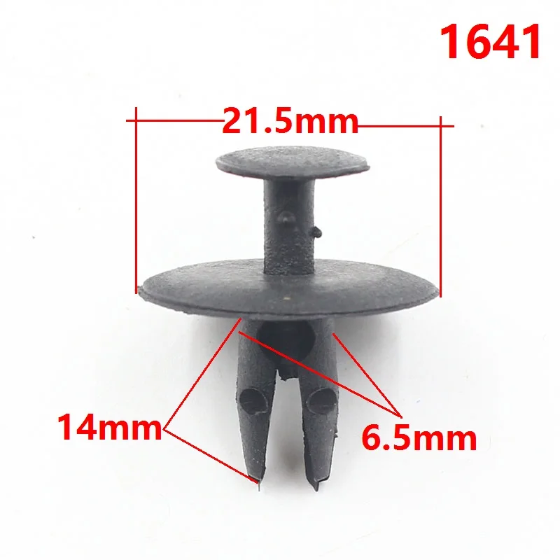 

1641 Car Lined hood snaps trim moulding Fastener Retaining clips FOR Peugeot CITROEN