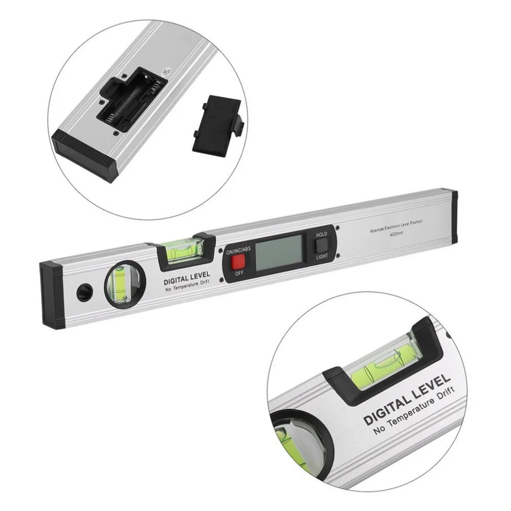  2018 New Digital Angle Finder Level 360 Degree Range Spirit Upright Inclinometer with Magnets Protr