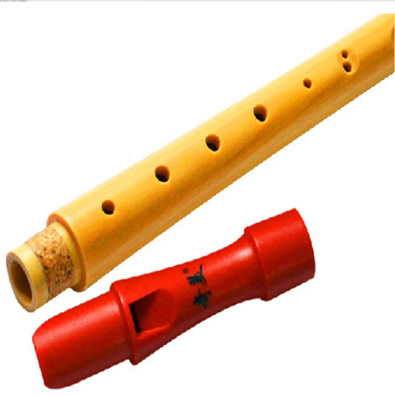 Self Wooden Recorder C Key Soprano Germanic 8 Hole flute vertical
