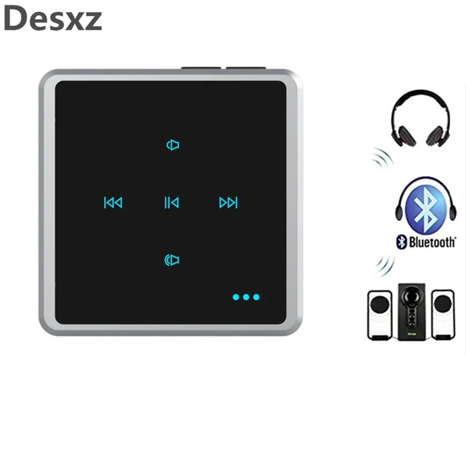 

Desxz Multi-point Wireless Bluetooth Music Transmitter Receiver Touch Panel Bluetooth Adapter for TV PC Tablet with Headphones