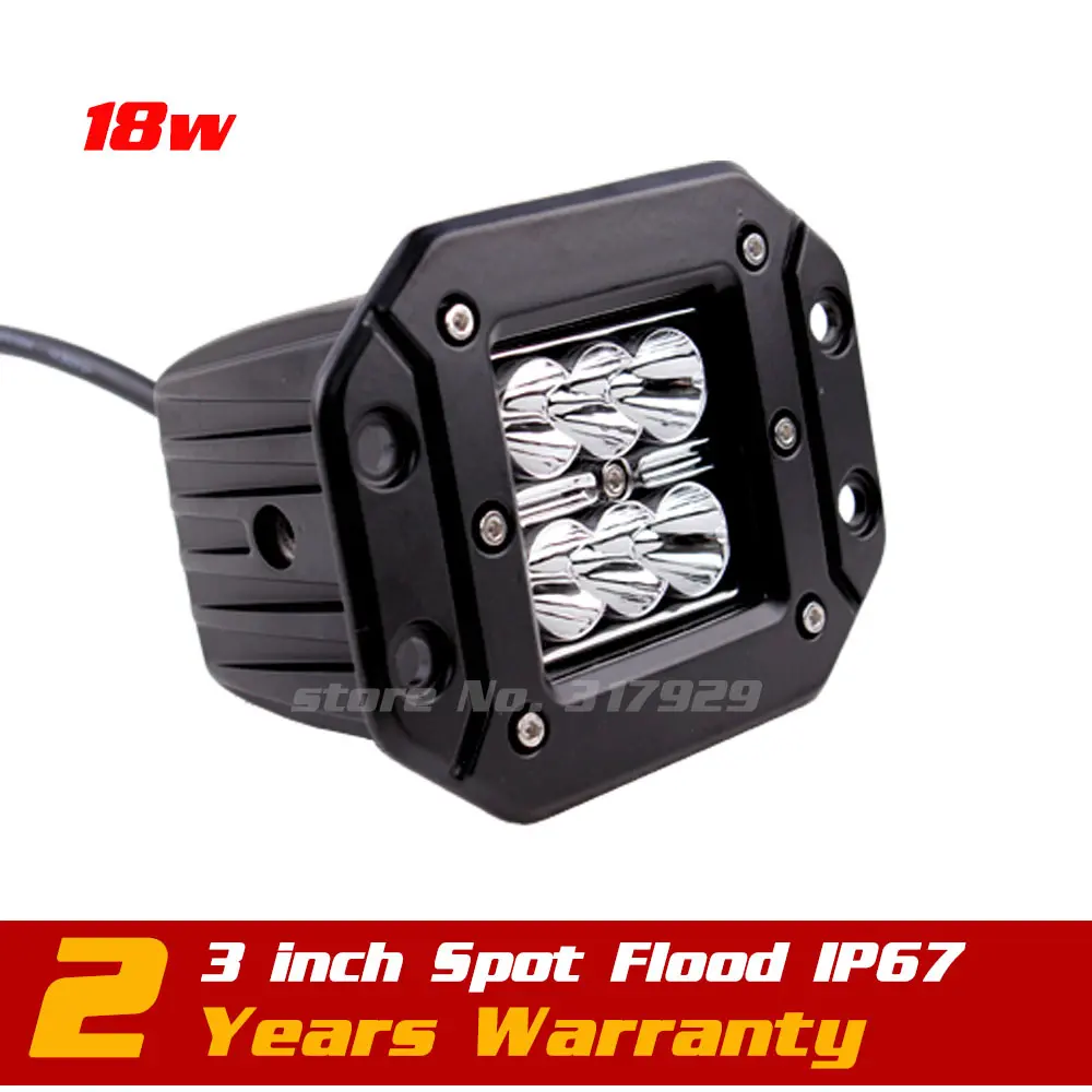 

18w LED Work Light Tractor offroad led drive light Truck Motorcycle SUV ATV fog 12v spotlight External Light Save on 27w 20w