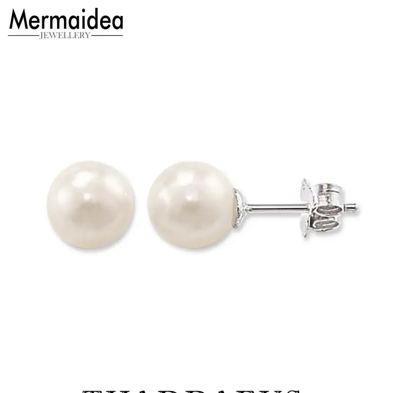

Stud Earrings Pearl Fashion Good Jewerly For Women 2019 Gift 925 Sterling Silver Super Deals