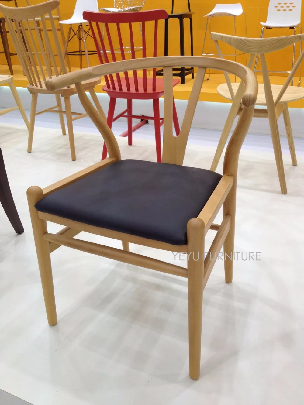 Us 2290 Minimaist Modernes Design Aus Massivem Holz Esszimmerstuhl Klassische Mode Beliebte Design Holz Essplatz Pu Leder Pad Stuhl 1 Stück In
