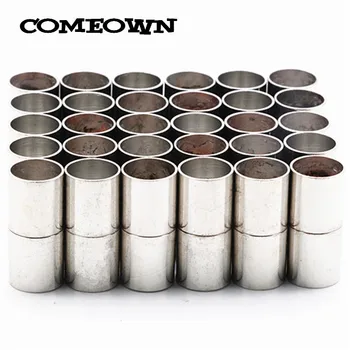 

COMEOWN 5pcs Strong Magnetic Clasps fits 3/4/5/6/7/8/10/12/15mm Round Leather Cord Bracelets Necklaces End Caps Jewelry Making