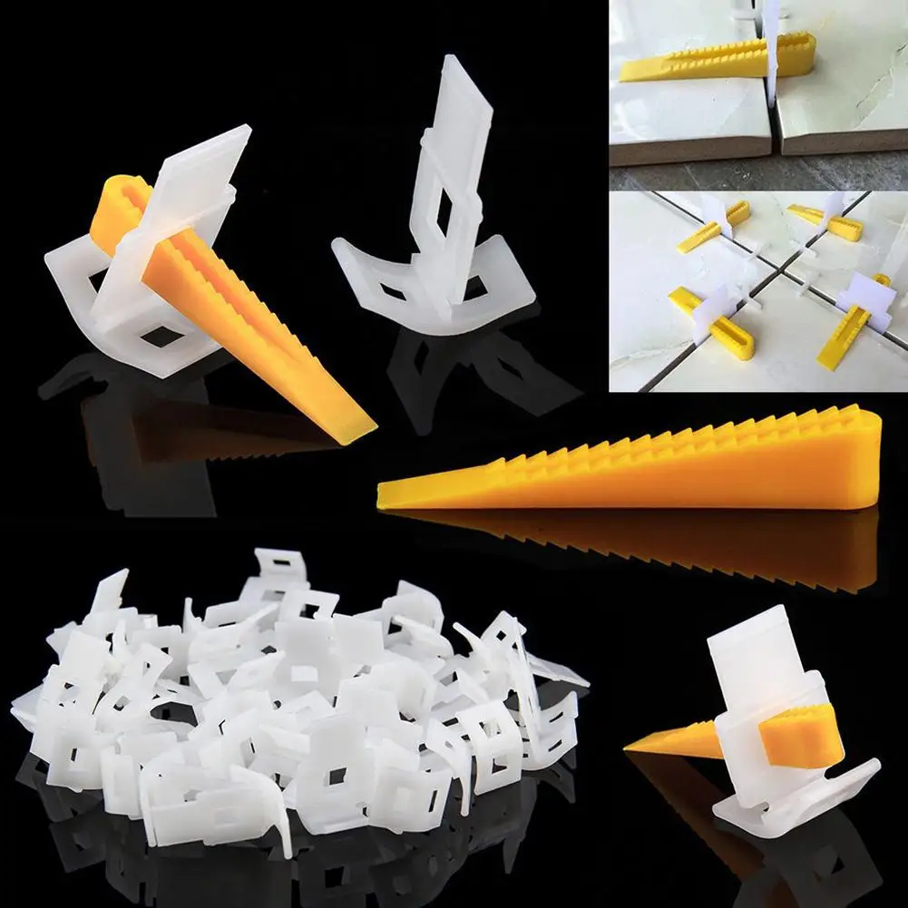 

White Base for Tile Leveling Spacer System Construction Tool Accessories Wedges Tiling Flooring PE Tile Grout