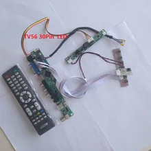 kit for M240HW01 V6 1920X1080 VGA HDMI Panel Screen DIY CVBS TV AV USB LCD 24″ Controller board 30pin LED LVDS