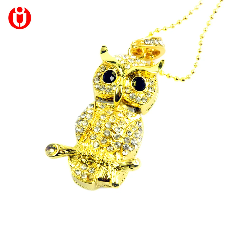 

New Owl model USB Flash Pen Drive 16GB, u disk Memory Sticks 4GB 8GB 32GB 64GB 128g Crystal style USB2.0 Memory Flash Pen Drives