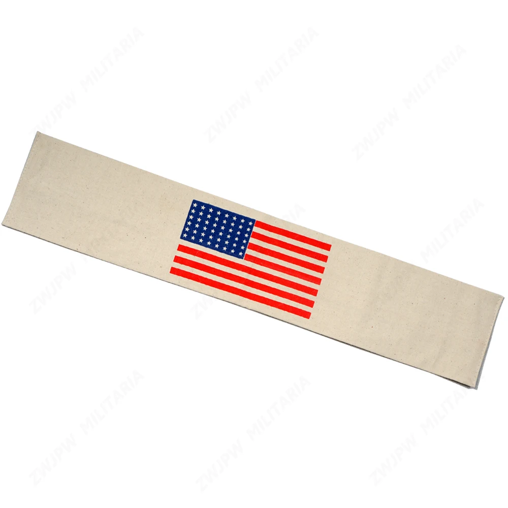 

WW2 US ARMY AIRBORNE/PARATROOPER 48 STAR AMERICAN FLAG ARM BAND International American armband US11714