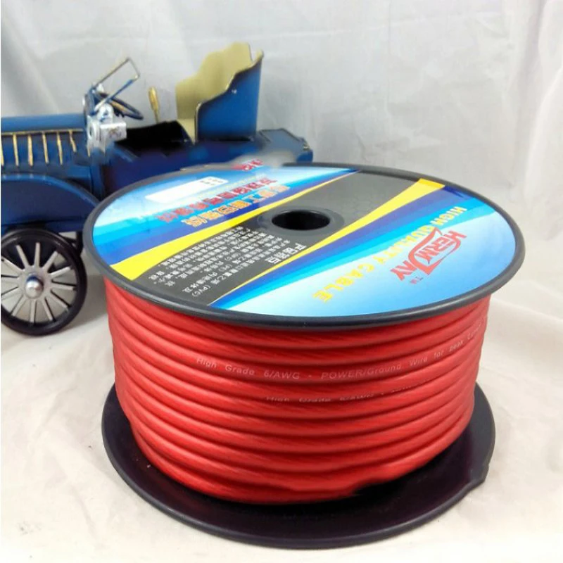 Scrub car audio power cord, modified audio power cord, car modification