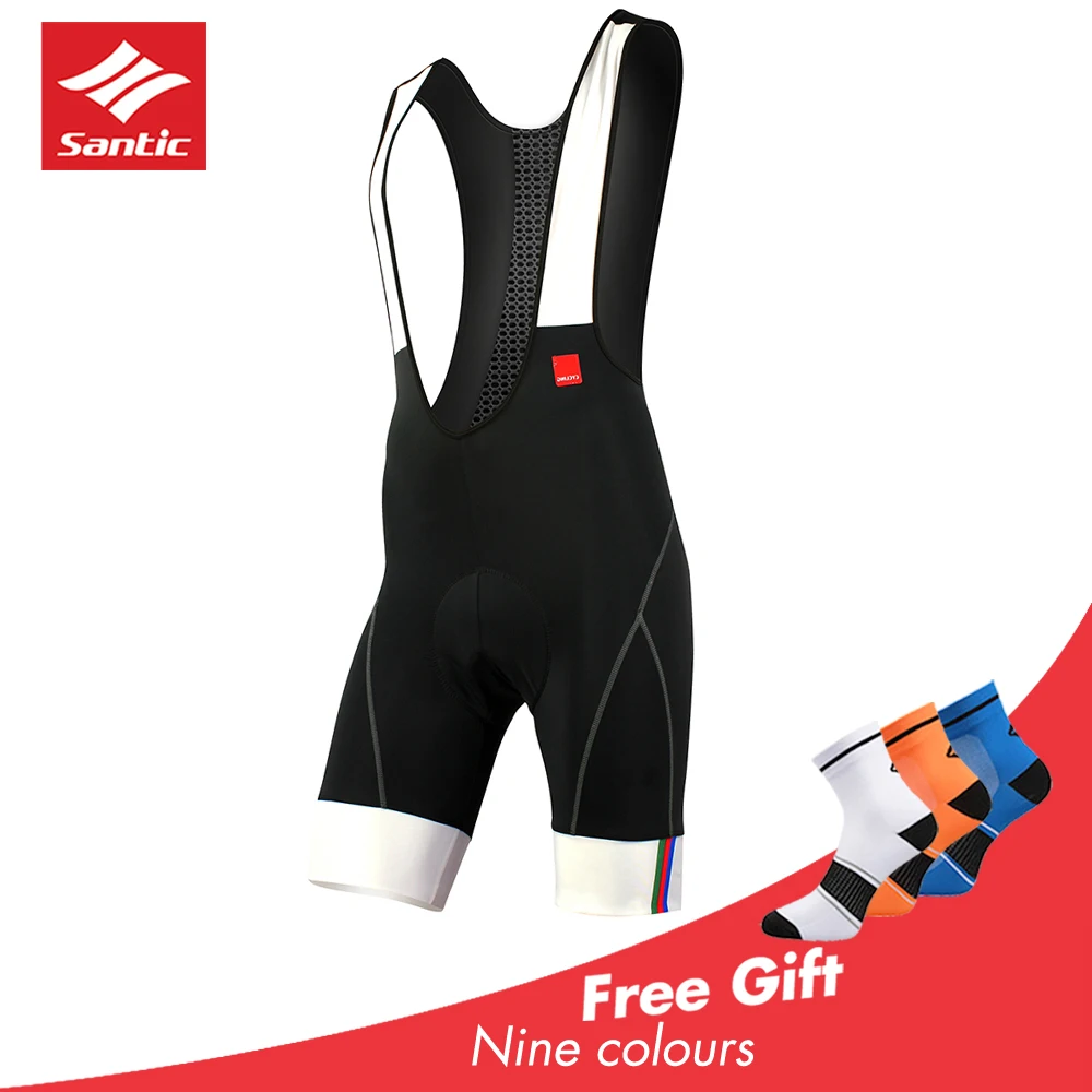 Santic Bib шорты гоночный велосипед низ Ropa Ciclismo велосипедные штаны 4D гелевые мягкие