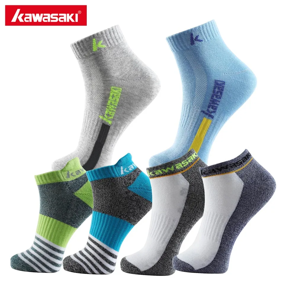 Фирменные мужские носки для бега Kawasaki, дышащие хлопковые спортивные носки, профессиональные мужские носки для велоспорта