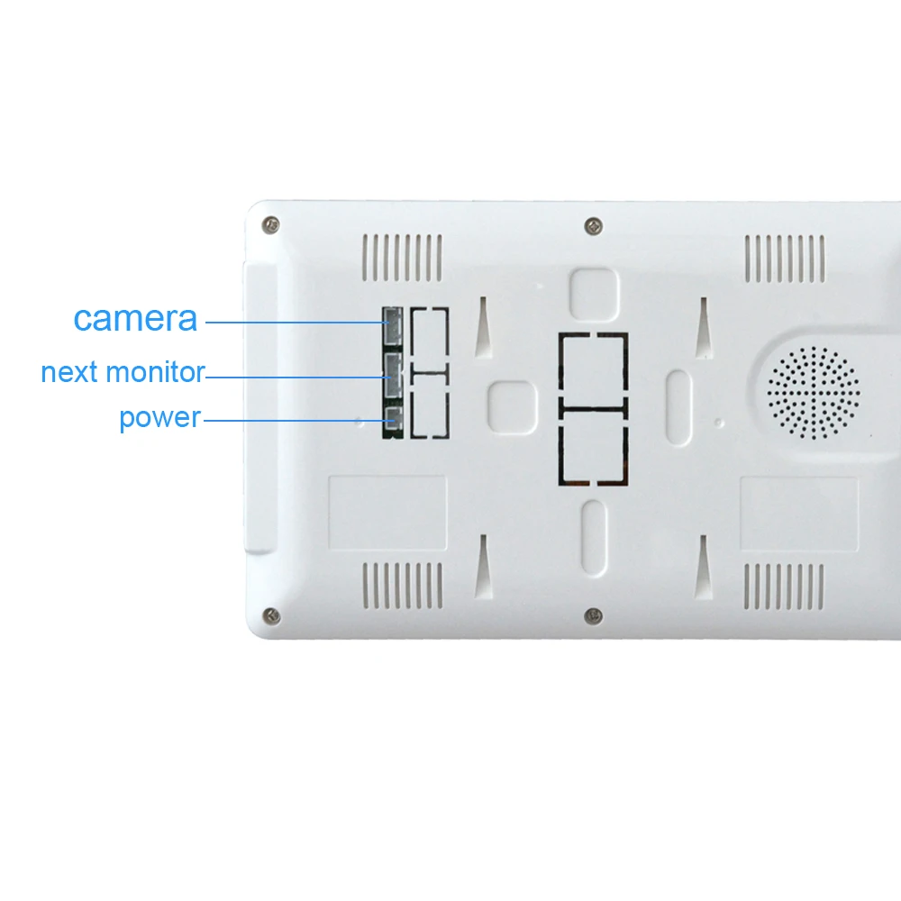 New Smart home Control 7 inch Display 1 to 2 Door Bell Wired Video Door Phone System HD waterproof camera Night version house