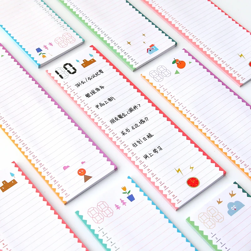 

30sheets/pack Monthly Weekly Daily Planner Sticky Notes Stickers Diary Stamps to Do List Memo Pad