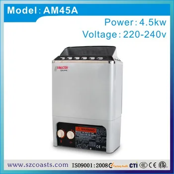 

Small sauna room use 4.5kw 220v 50-60hz sauna heater CE approval