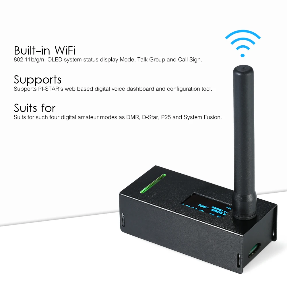 Мини MMDVM точка доступа Плата расширения радио станция Wifi цифровой голосовой