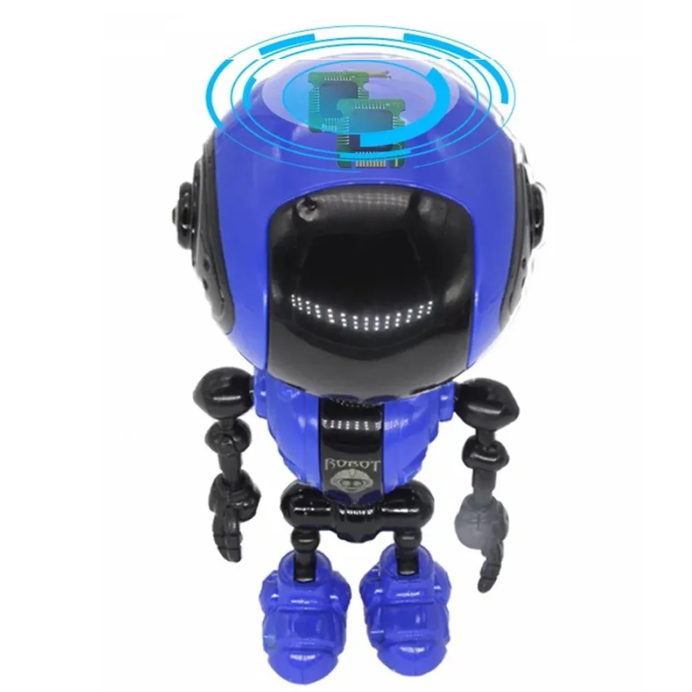 Робот Умная Электронная игрушка для детей USB зондирования сенсорный Multi-function музыка Smart Mini сплав Робот детский подарок D301212