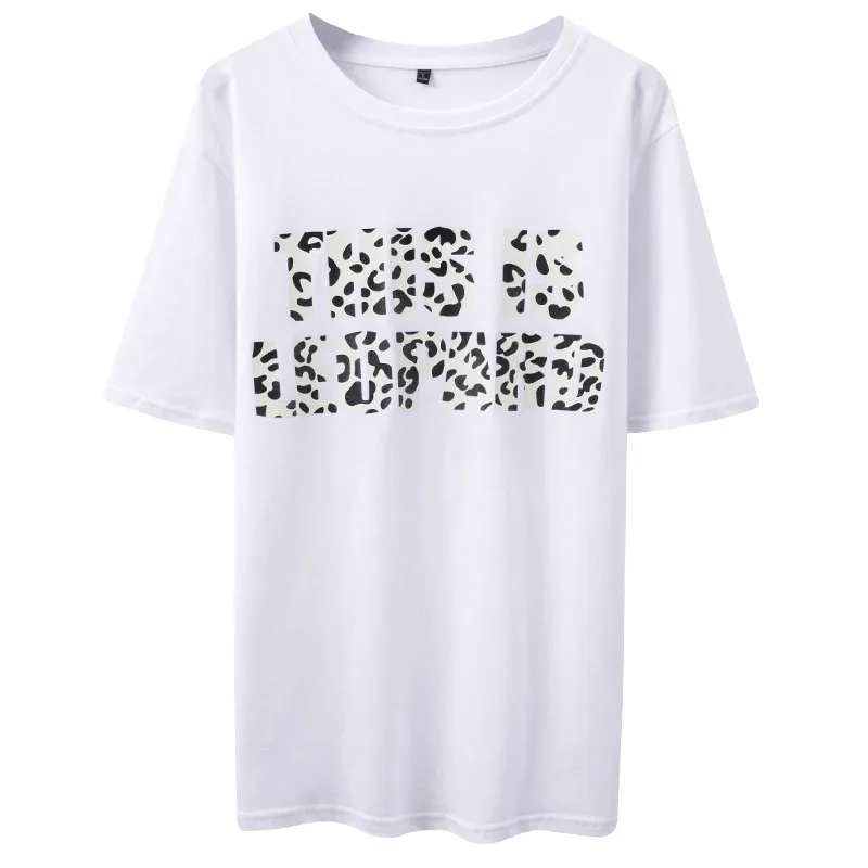 

ZXQJ Short sleeve T-shirt women tide 2019 new Korean summer loose round neck half sleeve Joker clothes harajuku