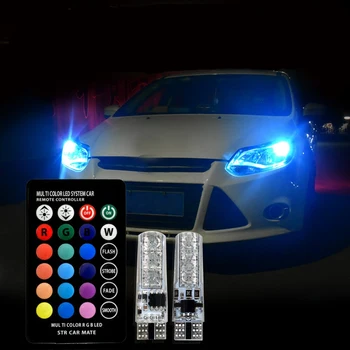 

RGB T10 W5W Led Car Clearance Lights For Toyota Corolla Avensis Yaris Rav4 Hilux Prius Camry 40 Celica Supra Prado Verso