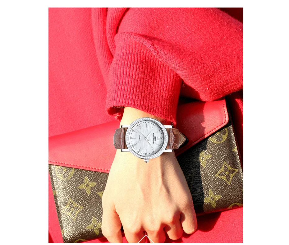 para mulher luxo cristal diamante escudo relógios