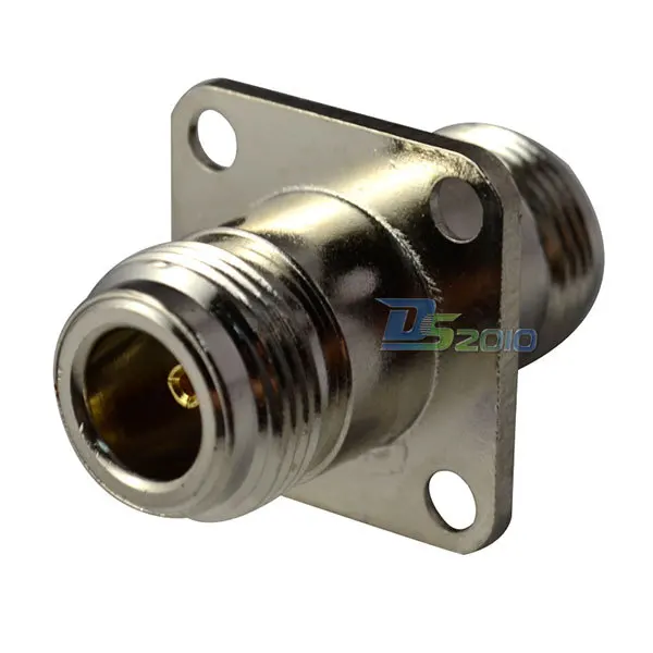 

High QualityN Female Jack 4 Hole Flange Mount Convert to N Female RF Adapter Cable Connector