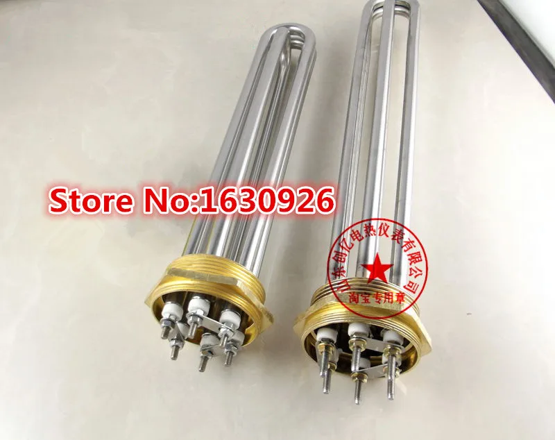 Ac 380v 6kw 6000w 6p Terminals Water Boiler Heating Element 3u Tube