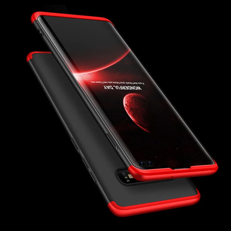 Для samsung Galaxy S10 плюс Чехол 360 полная защита противоударный 3in1 чехол для телефона S10e