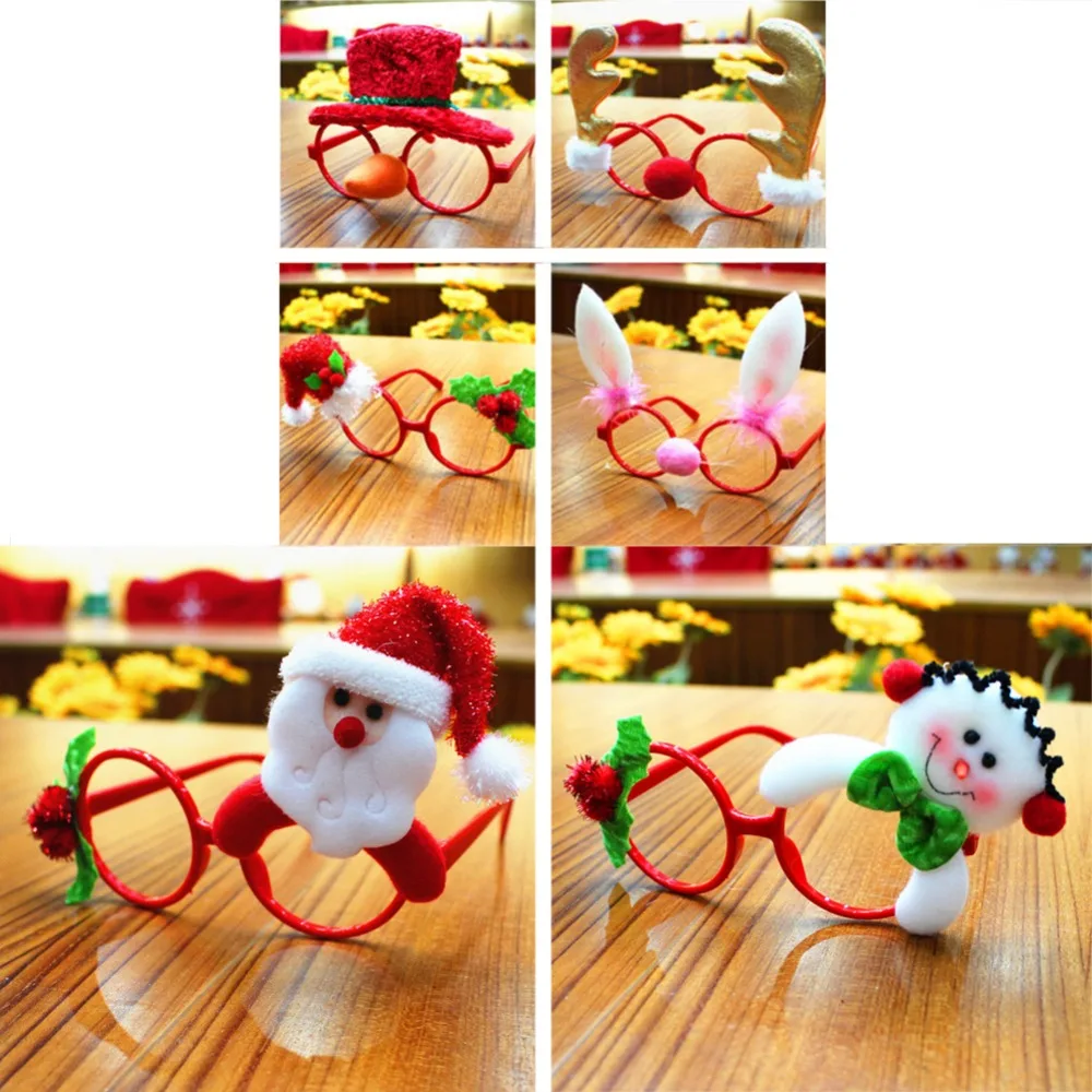 Christmas decoration glasses frame decoration party to make children happy and lively toys children rabbit gifts