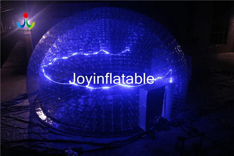 Joyinflatable Free Shipping  Inflatable Transparent IglooTent With LED Light 2