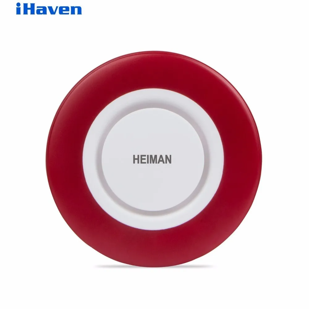 

HEIMAN Zigbee Wireless Flashing Siren Multipurpose Stand Horm Alarm System System Red Light Strobe Siren 2.4G Wireless Siren