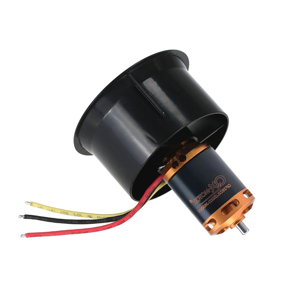 64 мм EDF набор 2822 3500KV мотор с 12 лопастями воздуховод для RC самолета|Детали и