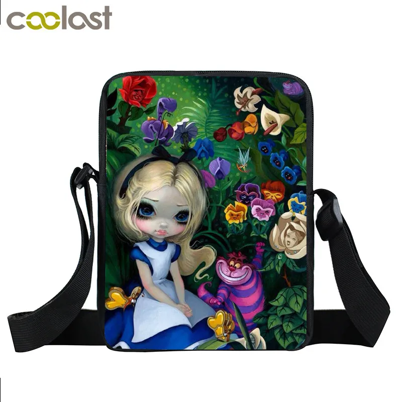 dos desenhos animados menina gótico Usage : Lunch Bag , Bookbag , School Bags , Daily Bag , Schoolbags