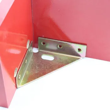 

4pcs Thickened angle corner bracket three-sided fixed corner connector for furniture bed support fastener hardware Accessories